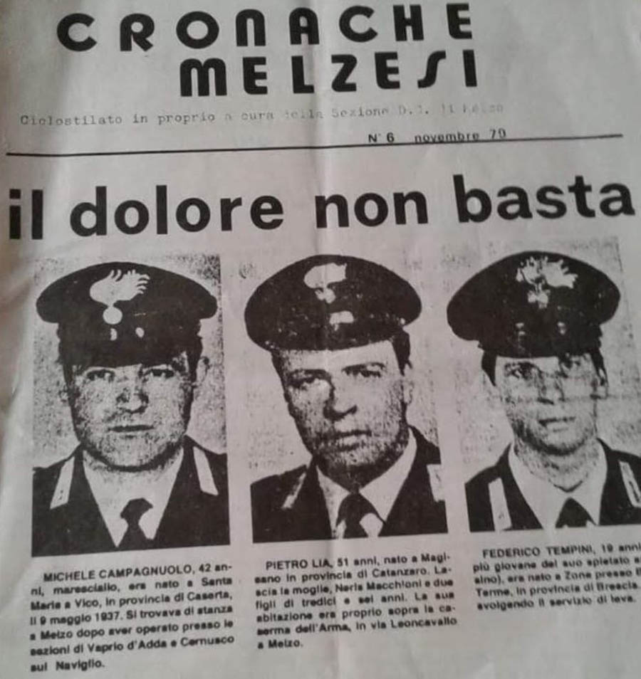 Carabinieri uccisi dal detenuto in permesso premio dal Carcere di Milano Bollate
