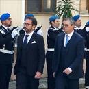 Bonafede e Basentini in visita al Giardino della Memoria di Palermo per commemorare le vittime di mafia