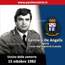 In memoria di Gennaro De Angelis, Agente di Custodia ucciso il 15 ottobre dalla NCO
